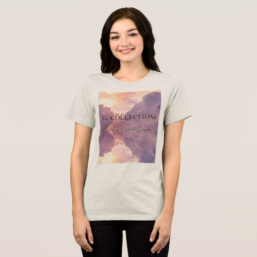 YC-SAMMLUNGEN - Hafermehl, keine Unterlage Tri-Blend Shirt (Vorderseite voll)