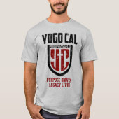 YCal-Starker Schild für Männer T-Shirt (Vorderseite)