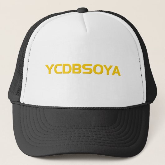 YCDBSOYA Hut Truckerkappe (Vorderseite)