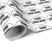 YCustomizable Ihr Logo Hier Geschenkpapier (Rolleneckpunkt)
