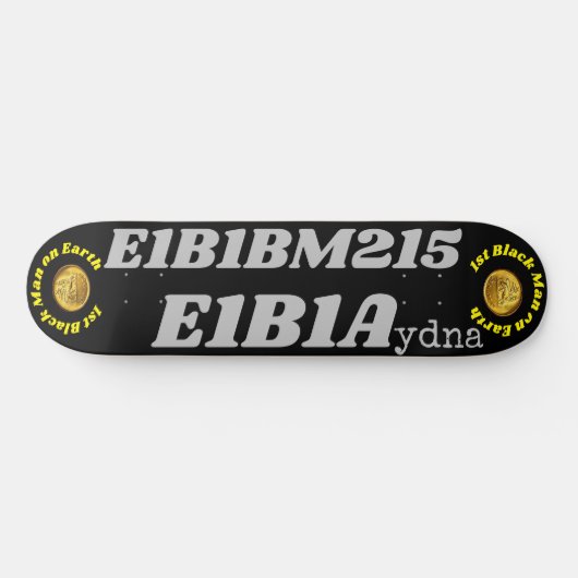 YDNA 1ST BLACK MAN JMT 8 1/4" Skateboarddecke Skateboard (Horizontal)