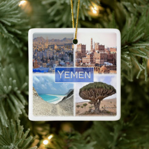 YE003 YEMEN, Mosaik, Asien, Keramikornament