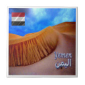 YE006 YEMEN, Sanddünen, Asien, Fliese (Vorderseite)