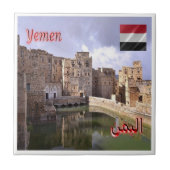 YE010 YEMEN, Panorama, Asien, Fliese (Vorderseite)