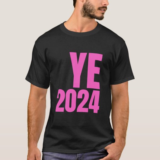 YE2024 Ye 2024 Y2K Präsident Abstimmung Premium T-Shirt (Vorderseite)