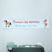 Ye African American Knight Birthday Party Banner (Messeveranstaltung)