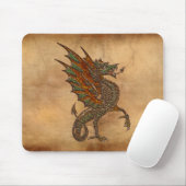 Ye Altes mittelalterliches Drachendesign Mousepad (Mit Mouse)