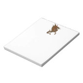 Ye Altes mittelalterliches Drachendesign Notizblock (Rotiert)