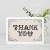 YE OLD SCHRIFTART DANKESKARTE (Stehend Vorderseite)