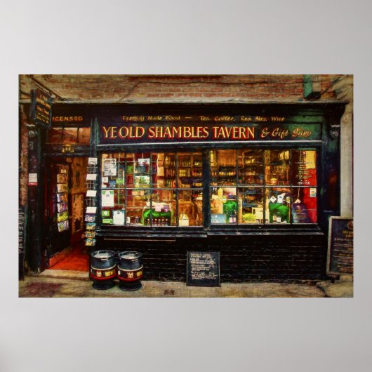 Ye Old Shambles Tavern Poster (Vorne)
