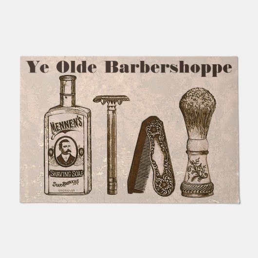 Ye Olde Barbershoppe Fußmatte (Vorderseite)