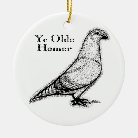 Ye Olde Homer Keramikornament (Vorne)