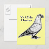 Ye Olde Homer Postkarte (Vorne/Hinten)