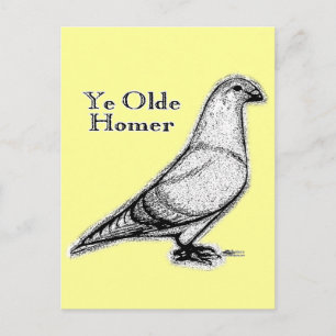 Ye Olde Homer Postkarte