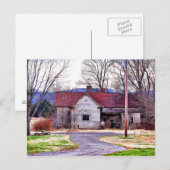 Ye Olde House Postkarte (Vorne/Hinten)