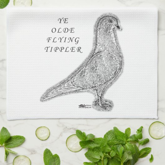 Ye Olde Tippler Pigeon Handtuch (Gefaltet)