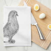 Ye Olde Tippler Pigeon Handtuch (Viertel Falte)