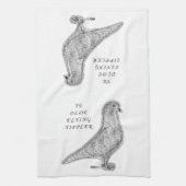 Ye Olde Tippler Pigeon Handtuch (Vertikal)
