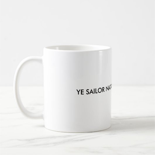 YE-SEEMANN-EINHEITLICHER MARINEHANDSCHUH! KAFFEETASSE (Links)