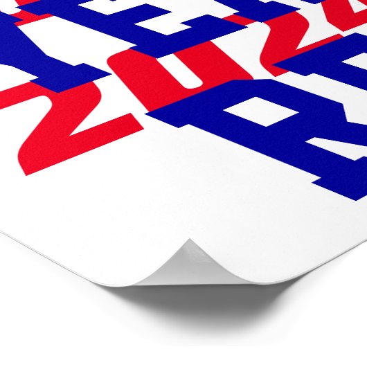 YEA YEA RFK 2024 Robert Kennedy RFK Jr Kampagne Poster (Ecke)