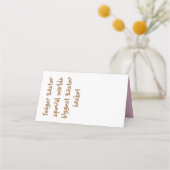 Yeager Oaster Special Welten größter Osterkorb Platzkarte (Rückseite)