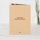 YEAH BIRTHDAY CARD DANKESKARTE (Rückseite)