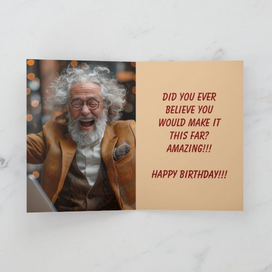 YEAH BIRTHDAY CARD DANKESKARTE (Innenseite)