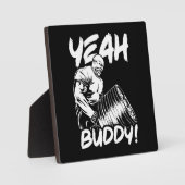Yeah Buddy - Funny Gym Workout Bodybuilding Fotoplatte (Vorderseite)