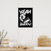 Yeah Buddy - Funny Gym Workout Bodybuilding Poster (Küche)