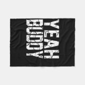 Yeah Buddy Light Weight Bodybuilder Bodybuilding W Fleecedecke (Vorderseite (Horizontal))