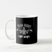 Yeah Buddy Light Weight Bodybuilding Gym Funny Wei Kaffeetasse (Links)