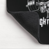 Yeah Buddy Light Weight Bodybuilding Gym Funny Wei Mousepad (Ecke)
