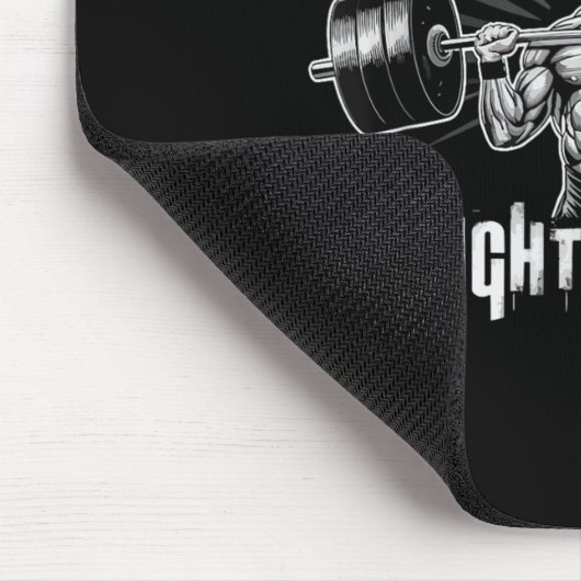 Yeah Buddy Light Weight Bodybuilding Gym Funny Wei Mousepad (Ecke)