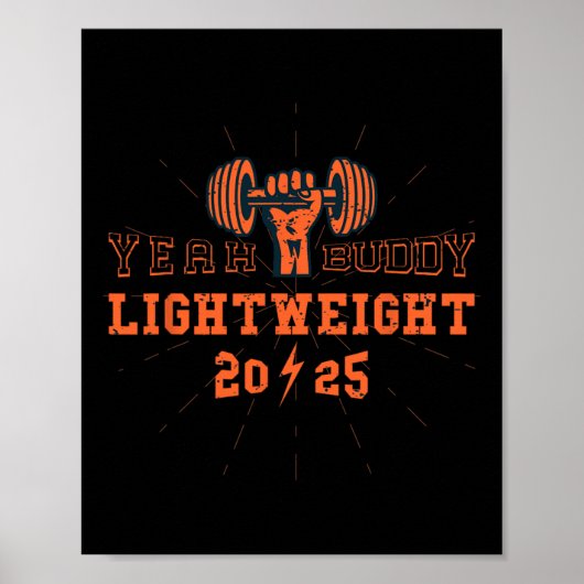 Yeah Buddy Lightweight 2025 Gym und Bodybuilding Poster (Vorne)