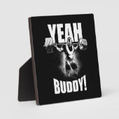 Yeah Buddy - Ronnie Coleman Squat - Gymnastik Fotoplatte (Vorderseite)