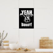 Yeah Buddy - Ronnie Coleman Squat - Gymnastik Poster (Küche)