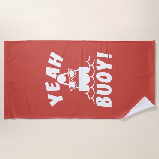 Yeah Buoy Strandtuch (Vorderseite)