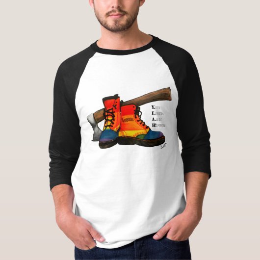Yeah Club 3/4 Ärmel T-Shirt (Vorderseite)