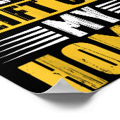 Yeah I Lift Up My Homies Gym Lifting Stter Workout Poster (Ecke)