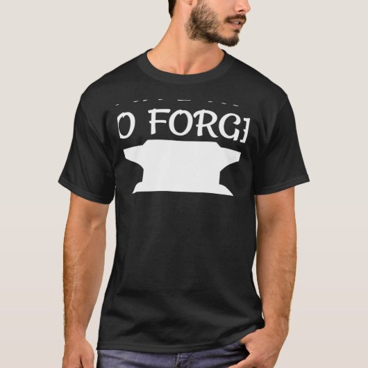 Yeah I Want To Forge Awesome Blacksmith knife Mak T-Shirt (Vorderseite)