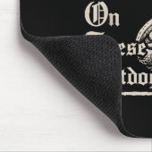 Yeah I'm Goth Gobblin' On These Hot Dogs Mousepad (Ecke)