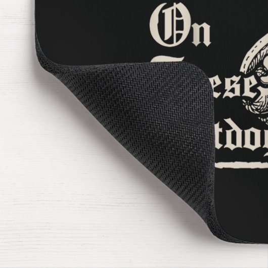 Yeah I'm Goth Gobblin' On These Hot Dogs Mousepad (Ecke)