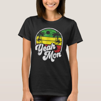 Yeah Mon Vintag Jamaica Reggae Jamaican Vacation T-Shirt
