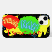 YEAH NAH NZ KIWI SLANG FARBE GRAFFITI STREET ART Case-Mate iPhone HÜLLE (Rückseite (Horizontal))