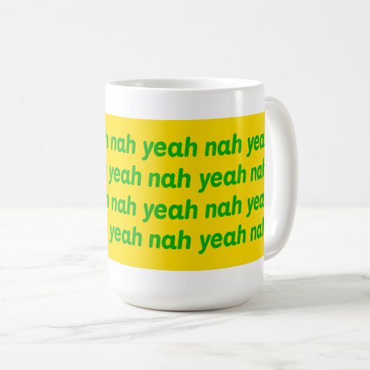 Yeah nah Tasse (VorderseiteRechts)
