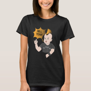 Yeah Punk Baby Heavy Metal T-Shirt