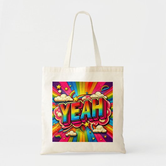 Yeah tote bag! tragetasche (Vorne)