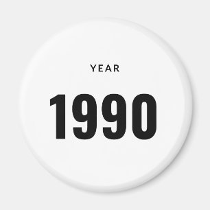 Year 1990 Magnet