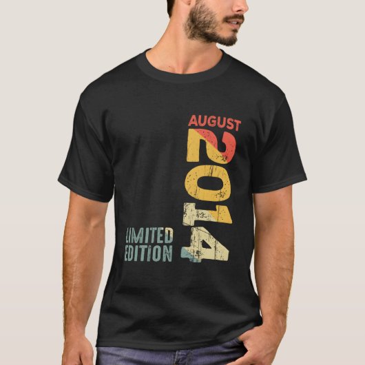 Year 2014 August 2014 2014 2014 Since 2014 T-Shirt (Vorderseite)