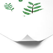 Year 2025 Wood Snake. Chinese horoscope Poster (Ecke)